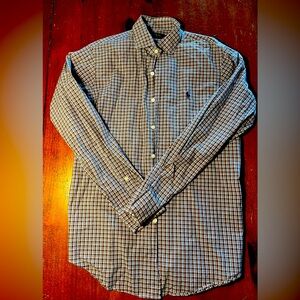 Polo Ralph Lauren Button Down Shirt ~Mens Size Medium - Cotton Stretch